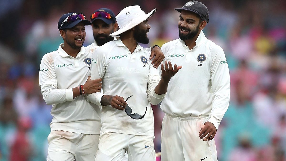 Indian spinners Kuldeep Yadav and Ravindra Jadeja shared five of the six Australian wickets to fall on Day 3 of the Sydney Test.