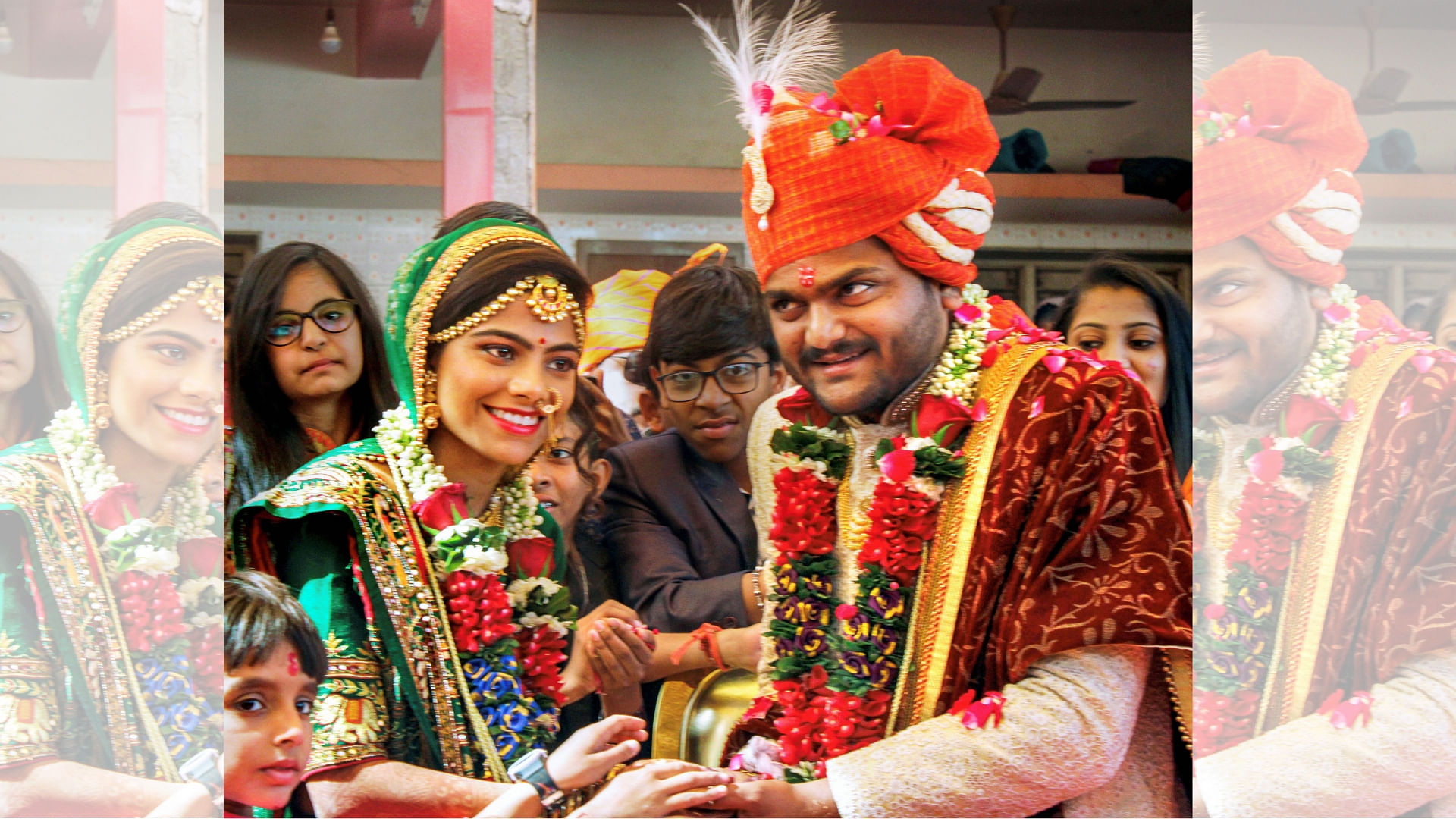 Hardik Patel got married in a close ceremony of only about 100 guests.