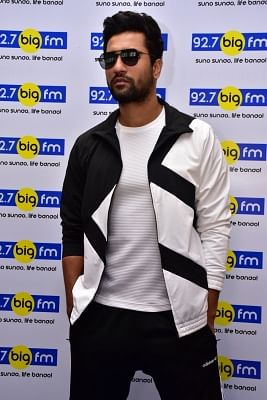 Mumbai: Actor Vicky Kaushal during the promotions of her upcoming film "Uri: The Surgical Strike" at BIG FM studio in Mumbai on Jan 3, 2019. (Photo: IANS)