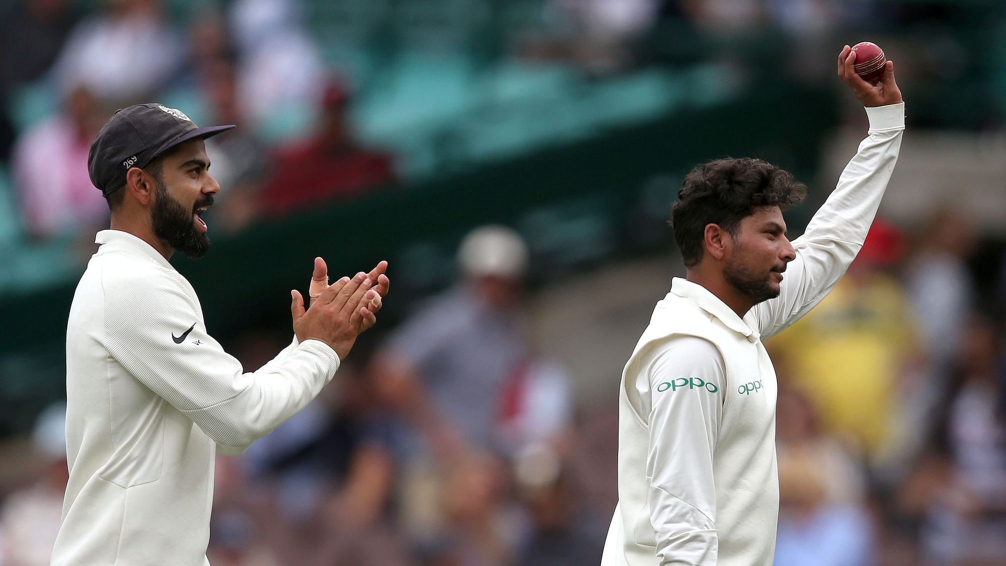 Kuldeep Yadav took five wickets and India took a big stride towards winning its first Test at the Sydney Cricket Ground in 40 years.