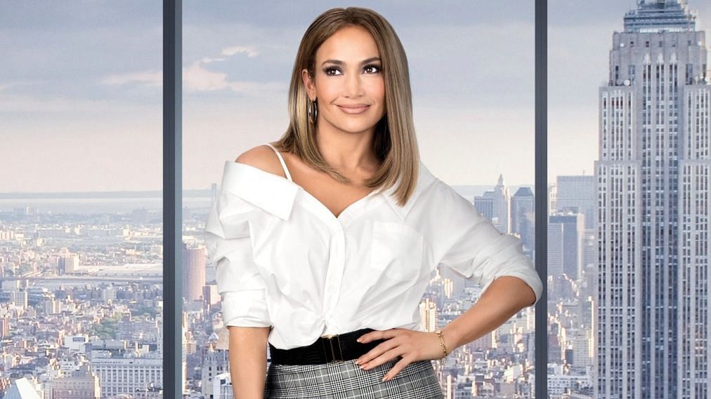 Jennifer Lopez in a poster for <i>Second Act</i>.