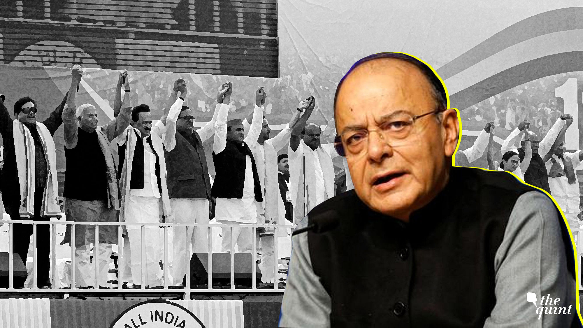 In his latest blog, FM Arun Jaitley says negativity was the flavour in the mega opposition rally in Kolkata.