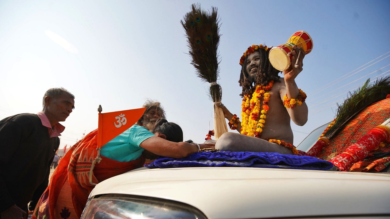 Here’s a glimpse of the Kumbh Nagari, in all its light and colours.