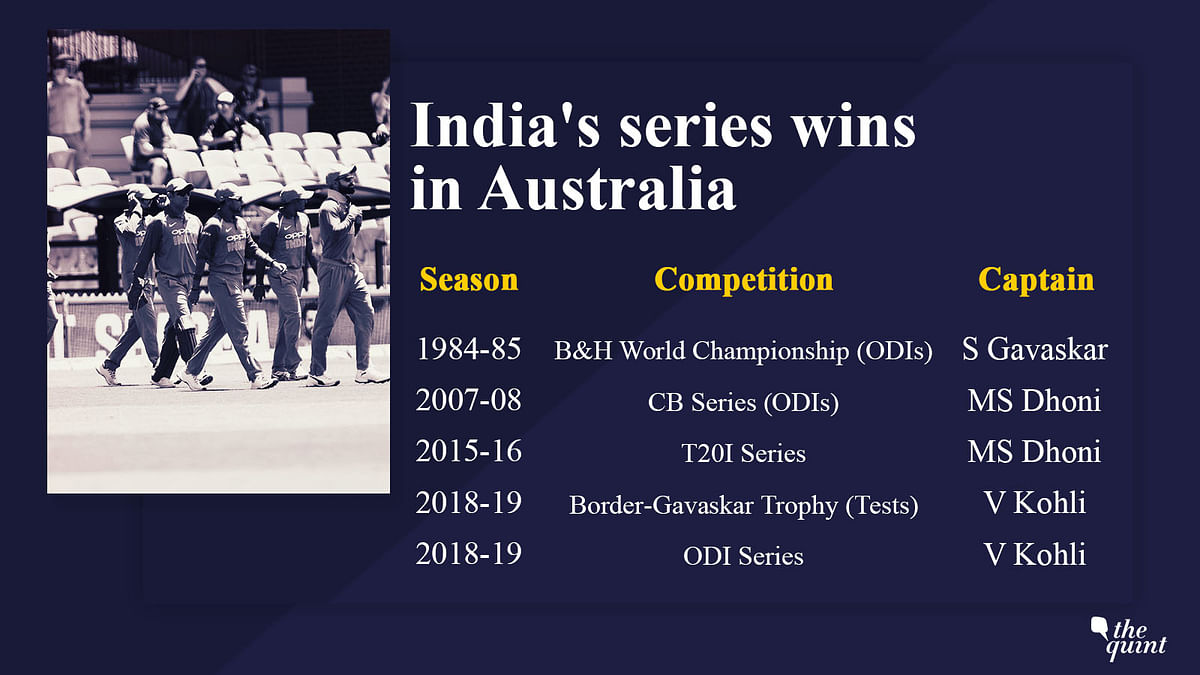 India complete 231-run chase in the final over at the MCG to seal their maiden bilateral ODI series win Down Under.