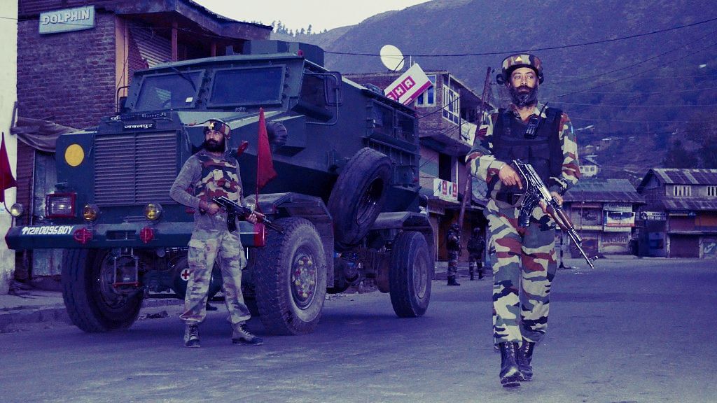 File photo of armed force personnel in Baramulla, Kashmir. Image used for representational purposes.