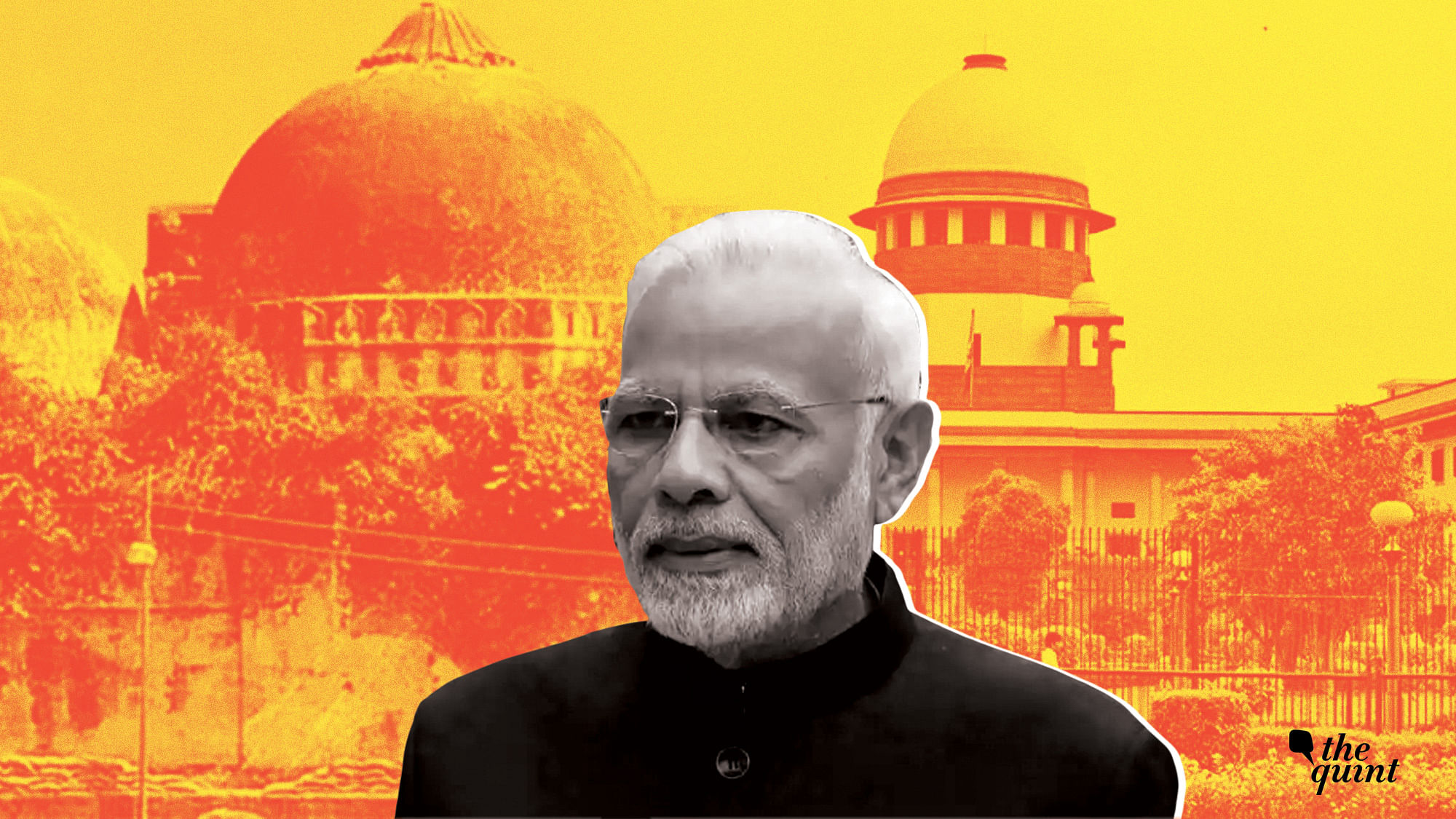 The Modi government has filed an application in the Supreme Court asking for the return of most of the land acquired by the Centre in 1993.