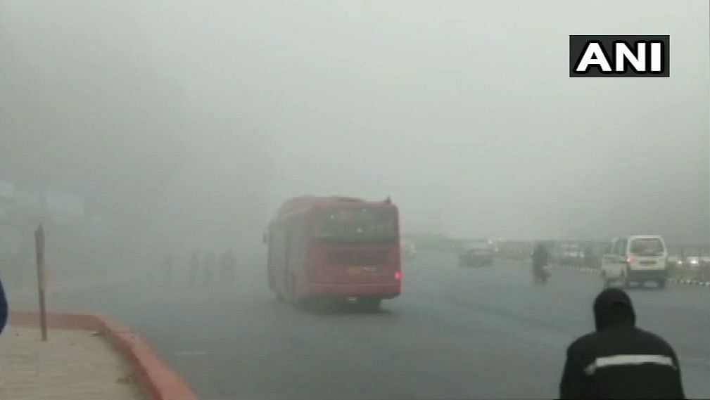 Dense fog and bad air quality had resulted in several trains and flights being delayed in Delhi.