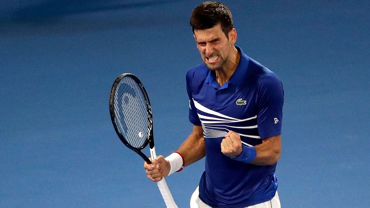 Djokovic dropped a set for the second match running but won 6-4, 6-7 (5/7), 6-2, 6-3 