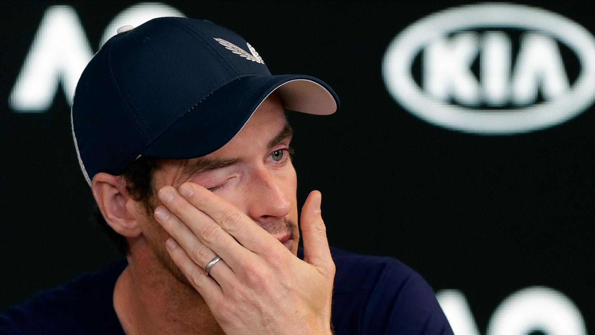 A tearful Andy Murray says the Australian Open could be his last tournament because of a hip injury that has hampered him for almost two years.