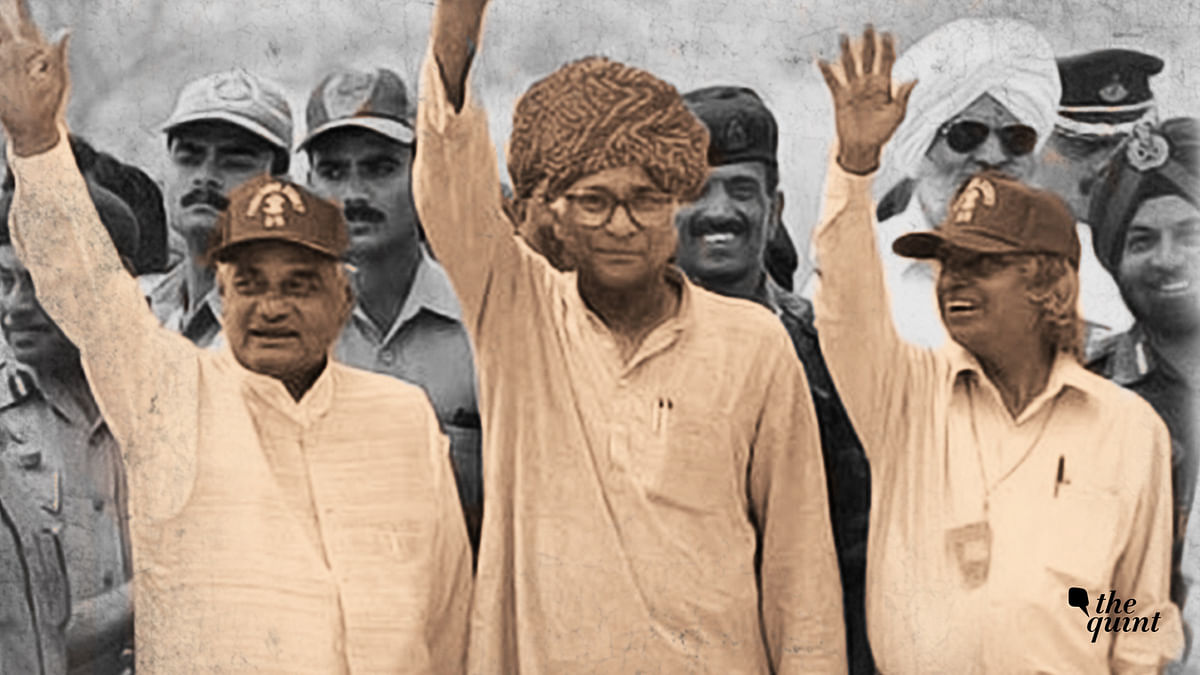 George Fernandes served as the defence minister in the Vajpayee government.