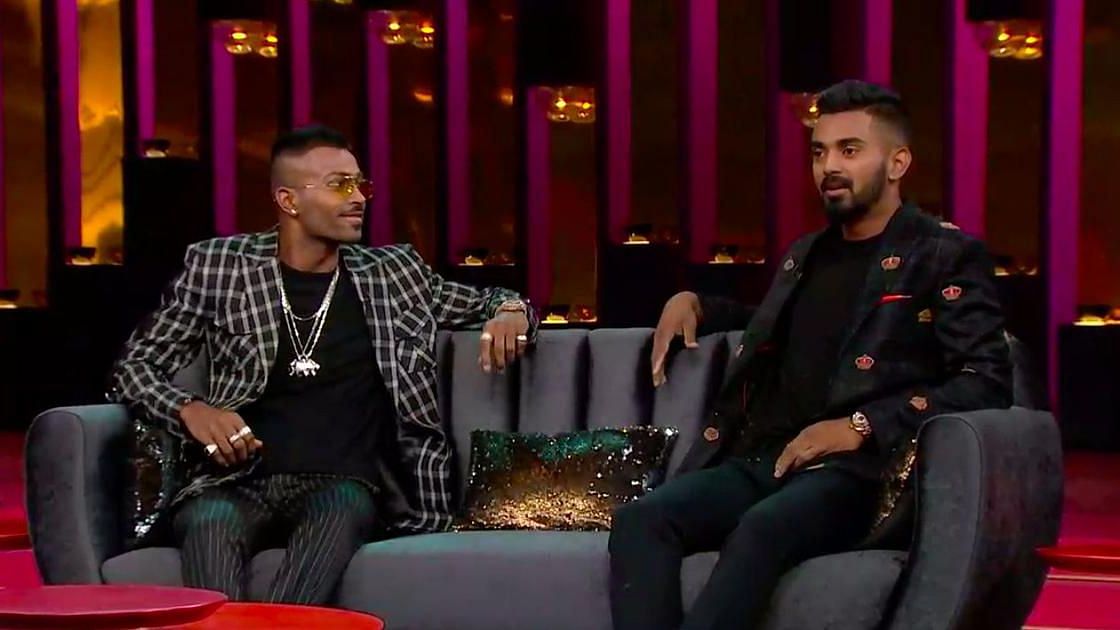 Hardik Pandya and KL Rahul have been suspended, pending an enquiry.