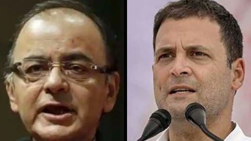 Rahul Gandhi and Arun Jaitley debate over the Rafale deal in The Lok Sabha