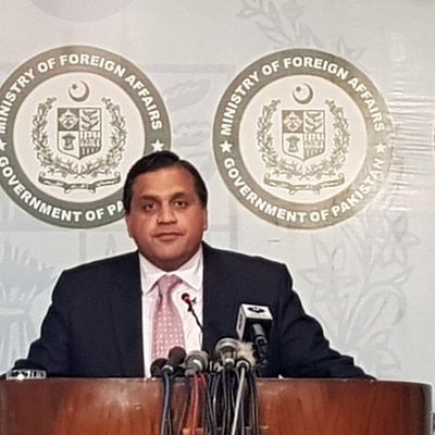 Dr Mohammad Faisal, Spokesperson Ministry of Foreign Affairs Pakistan. (Photo: Twitter/@ForeignOfficePk)