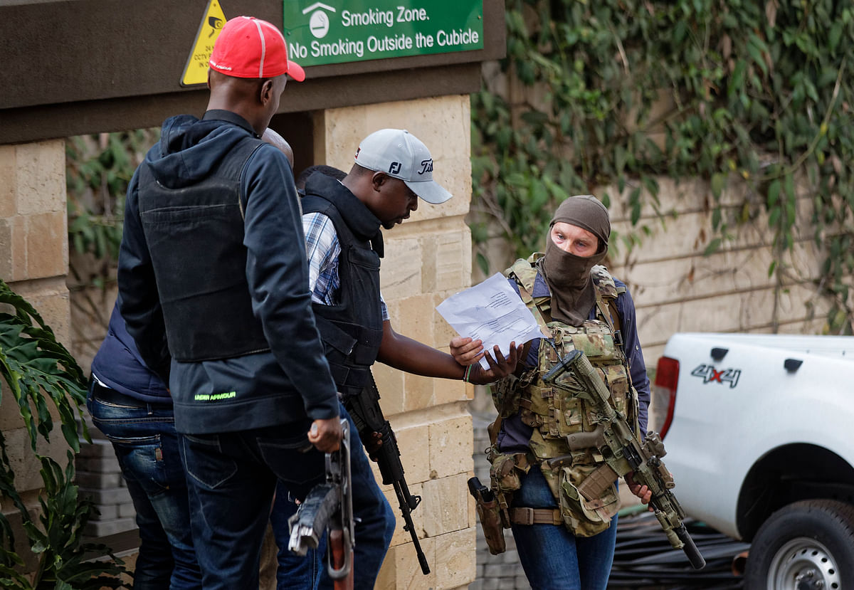 Extremists stormed a luxury hotel in Nairobi, Kenya, setting off explosions and gunning down people at cafe tables. 
