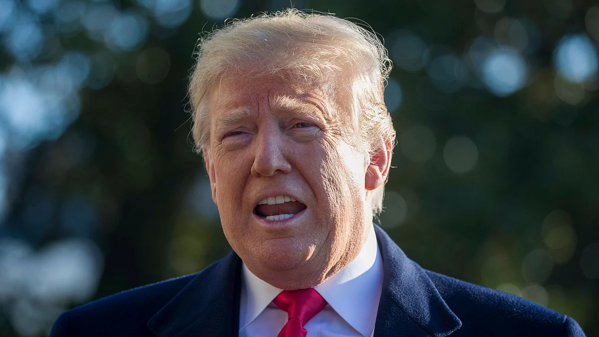 US President Donald Trump 