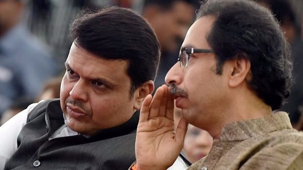 Maharasthra CM Devendra Fadnavis and Shiv Sena’s Uddhav Thackeray.