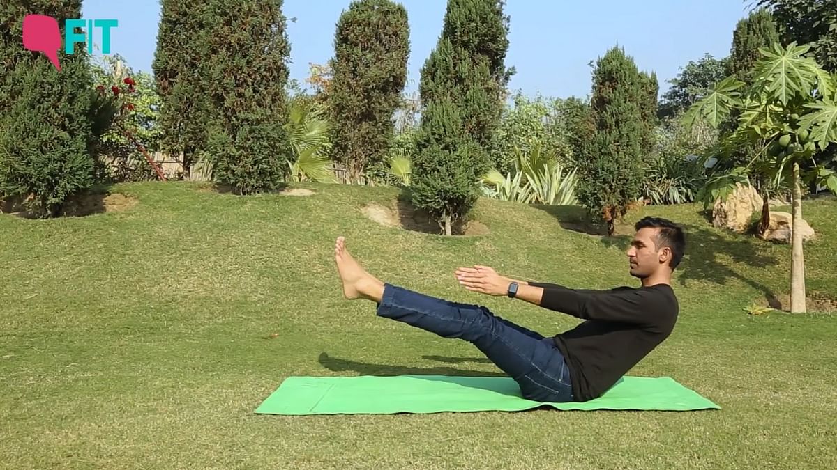This instructional fitness video will guide you on how to build strength with yoga.