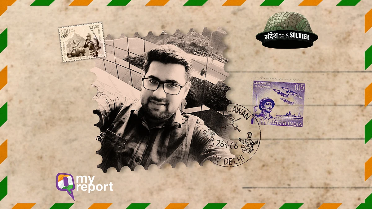 Shashank Sahu sends his ‘Sandesh to a Soldier’ from Chhattisgarh. 