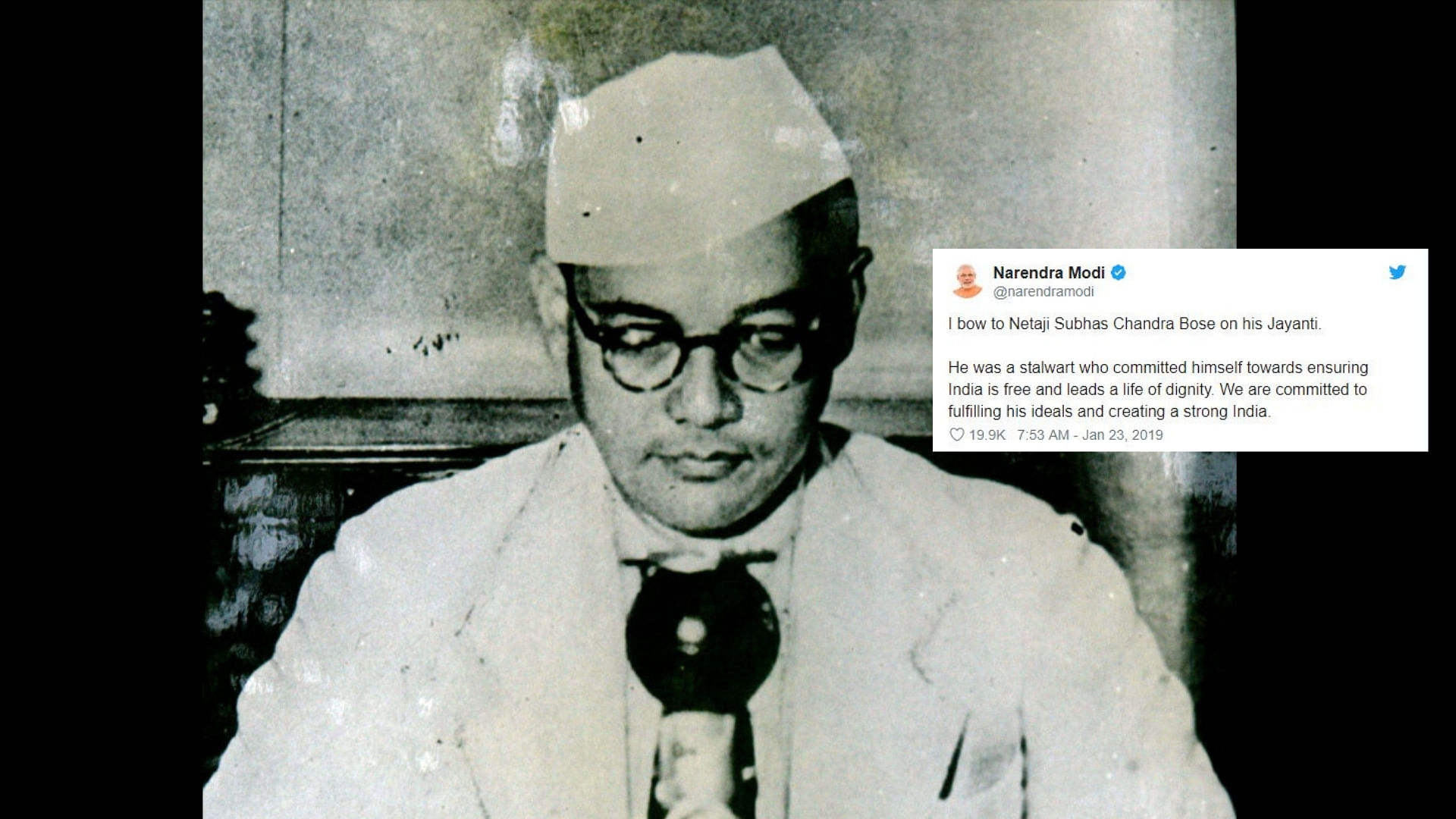 Subhas Chandra Bose was made the president of the Congress in 1938.
