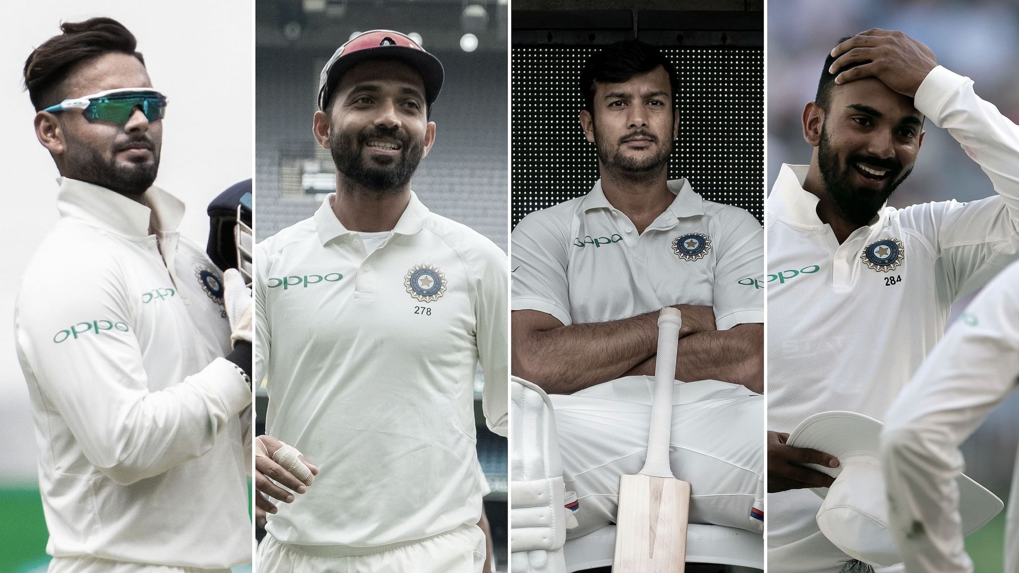Rishabh Pant and Mayank Agarwal made the most of their opportunities, but Ajinkya Rahane and KL Rahul could not step up.