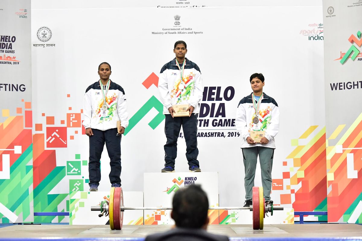AkshataBasvani Kamati of Karnataka has won a gold medal in weightlifting at the Khelo India Youth Games.