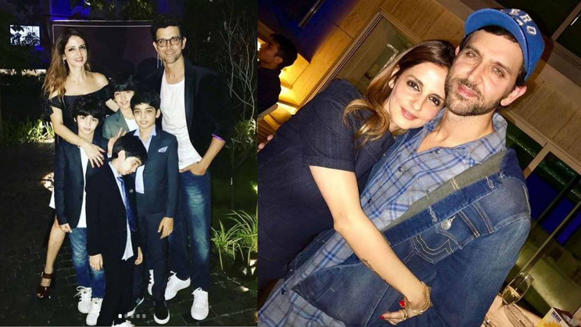 Hrithik Roshan and Sussanne Khan perfecting the art of co-parenting.