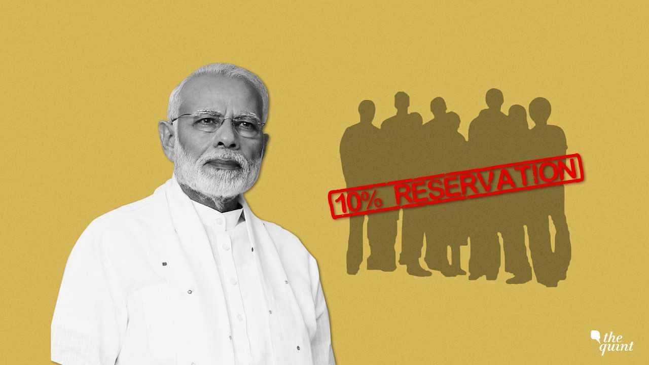 The Union Cabinet on Monday, 7 January, approved a 10 percent reservation for economically weaker sections among the upper castes.