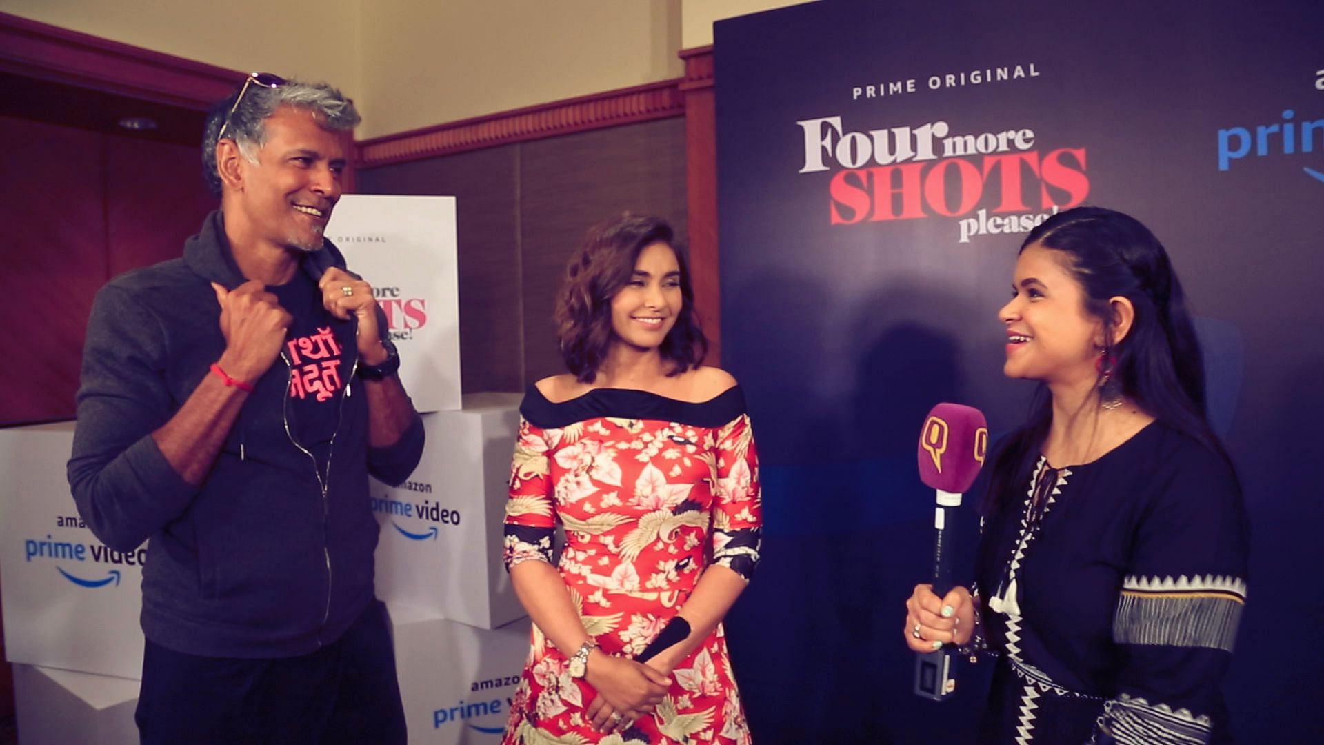 Lisa Ray and Milind Soman talk about their characters in Amazon Prime Video’s latest <i>Four More Shots Please</i>.&nbsp;