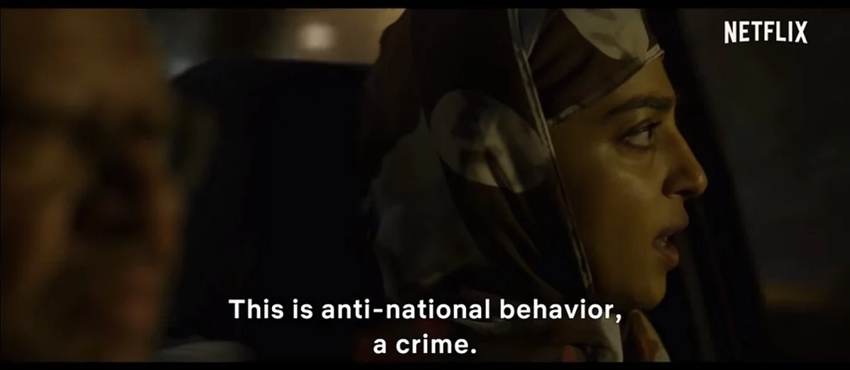 A moment from Netflix’s Ghoul.