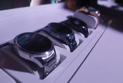 New Delhi: Watches on display at the launch of seven Next-Gen touchscreen smartwatches by Fossil Group (Photo: IANS)