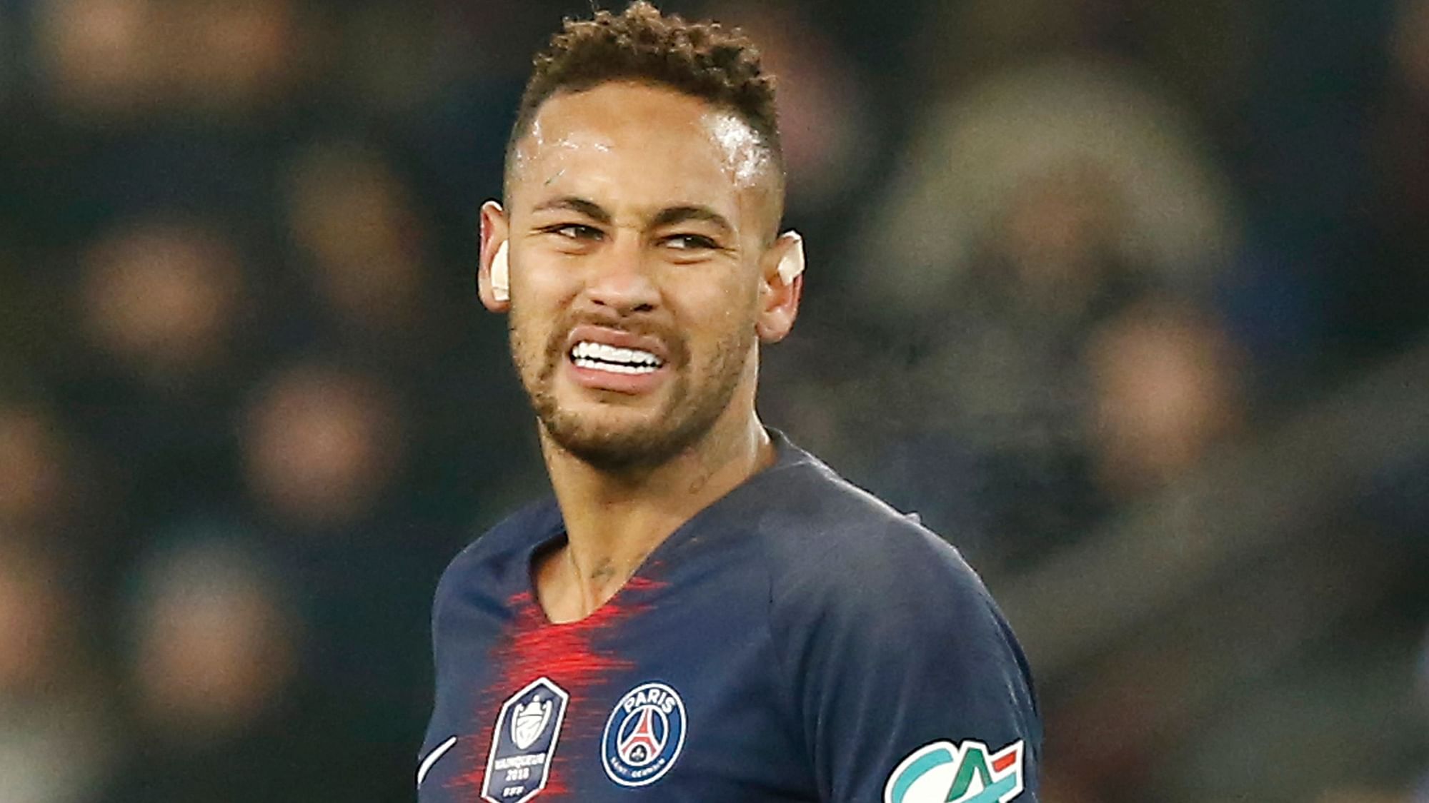 Paris Saint-Germain striker Neymar has lashed out against a video assistant referee decision.