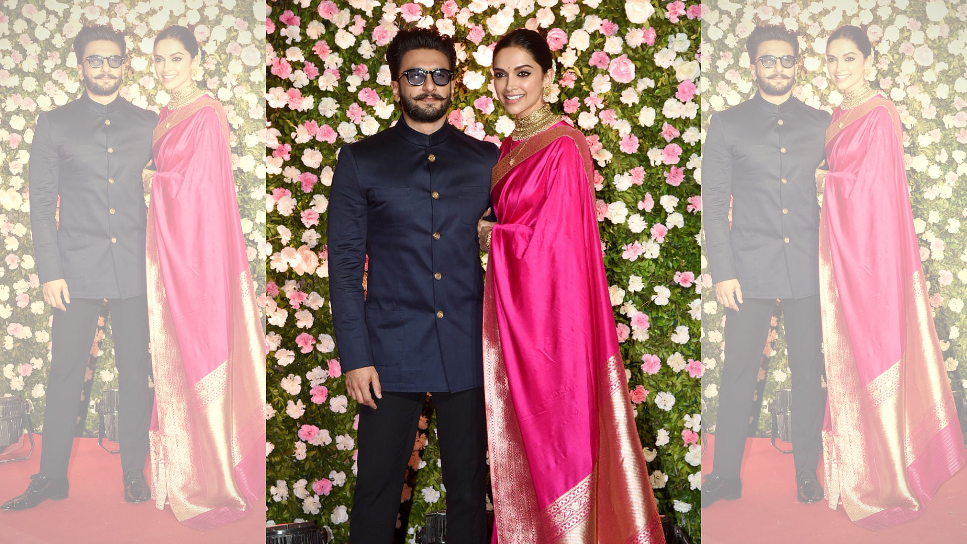 Ranveer Singh and Deepika Padukone at Kapil Sharma’s wedding.