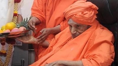 Siddaganga Mutt chief pontiff Sri Shivakumara Swami. File photo.