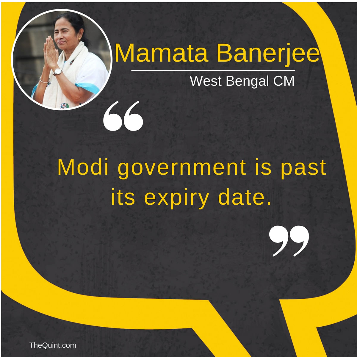 At the Kolkata Mega rally, Mamata said the BJP’s expiry date is over and it is time for a new govt at the Centre.