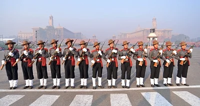K9 Vajra during 2019 Republic Day rehearsals on Rajpath. (File Photo: IANS)