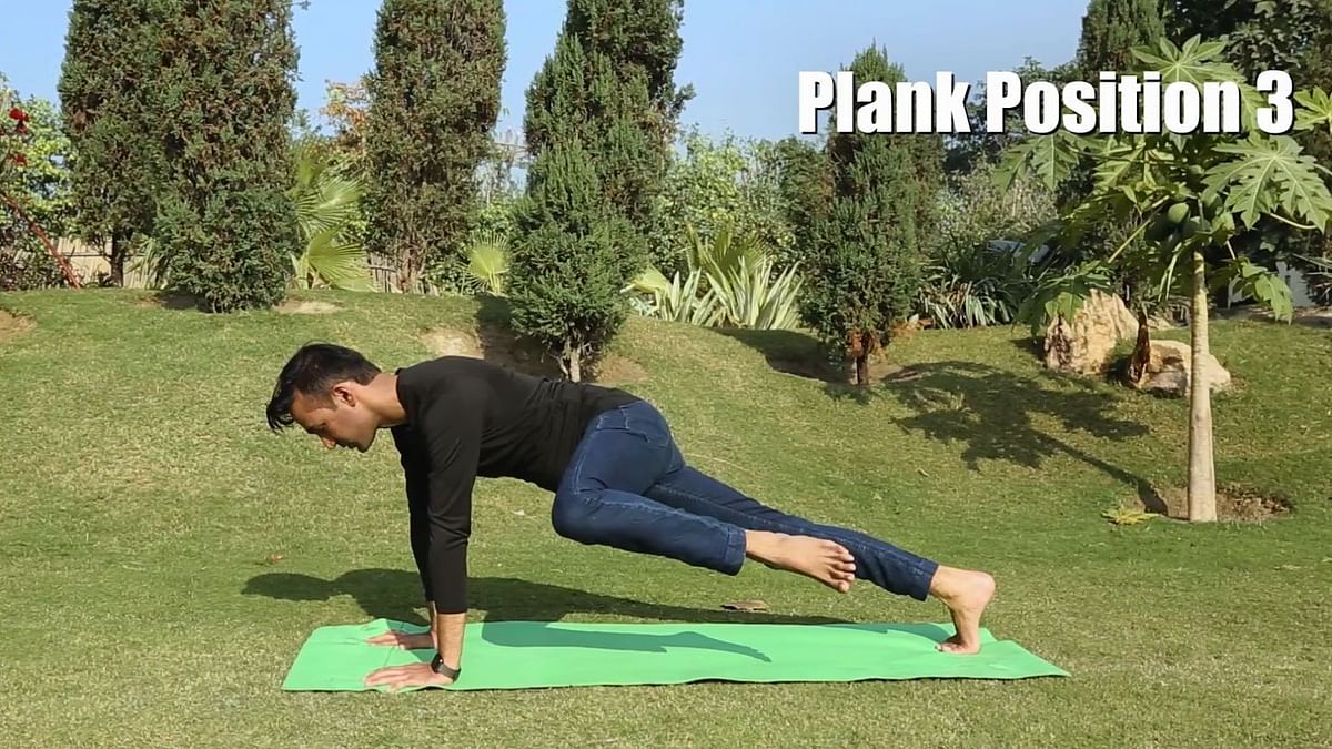 This instructional fitness video will guide you on how to build strength with yoga.