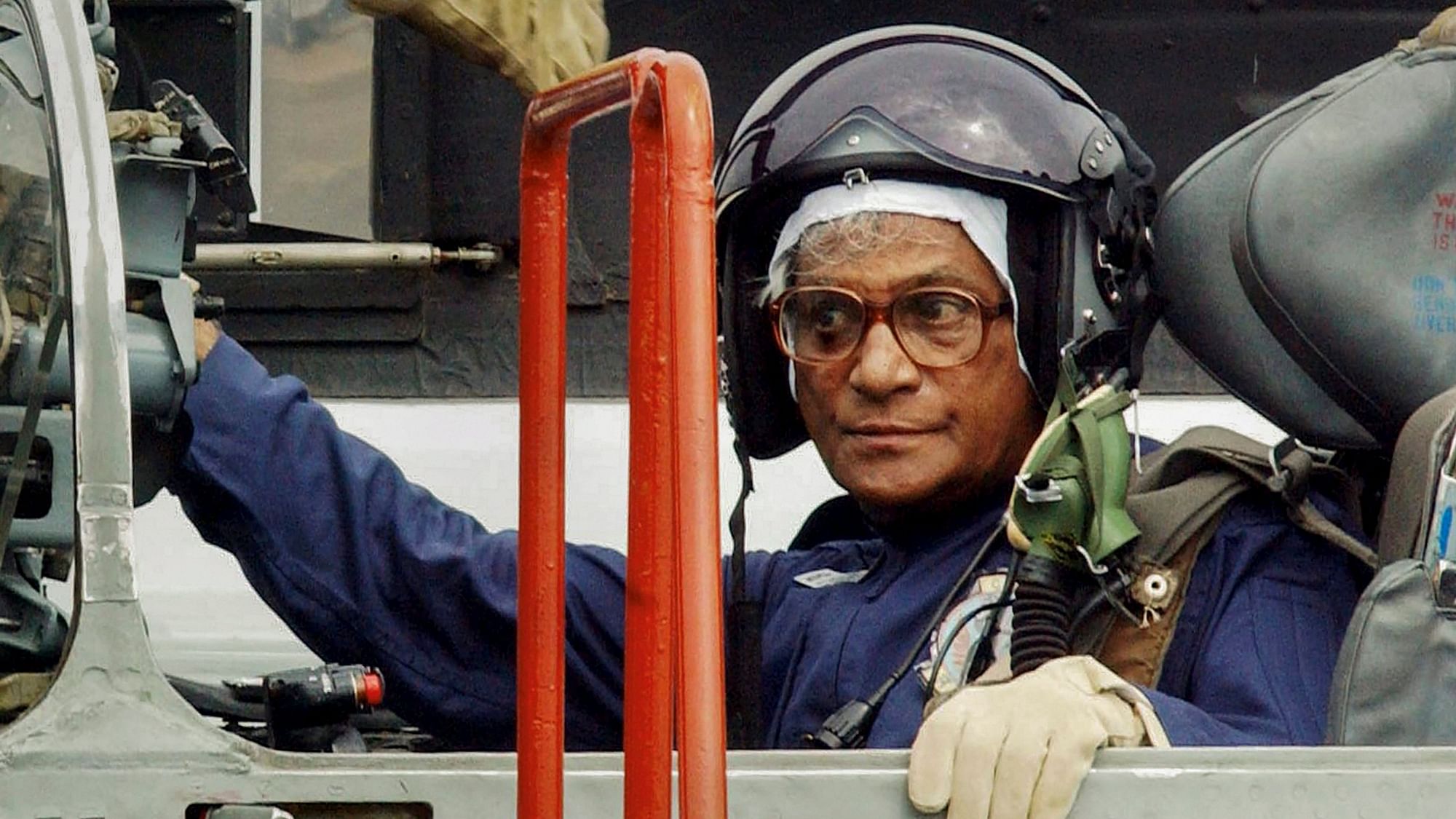 A file photo of George Fernandes.&nbsp;
