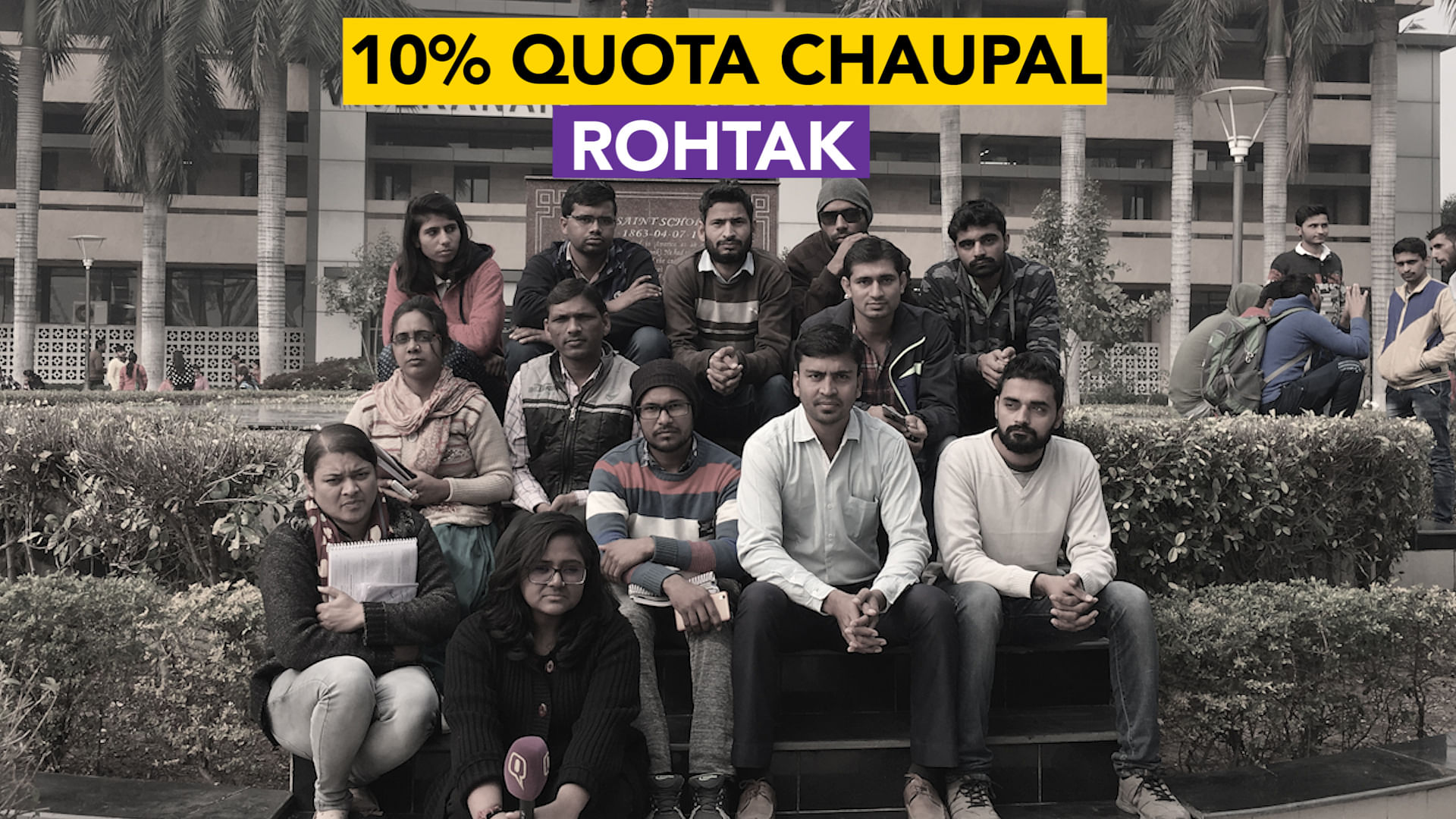Rohtak Chaupal: Students have their say on 10% quota for economically weaker sections of upper caste.