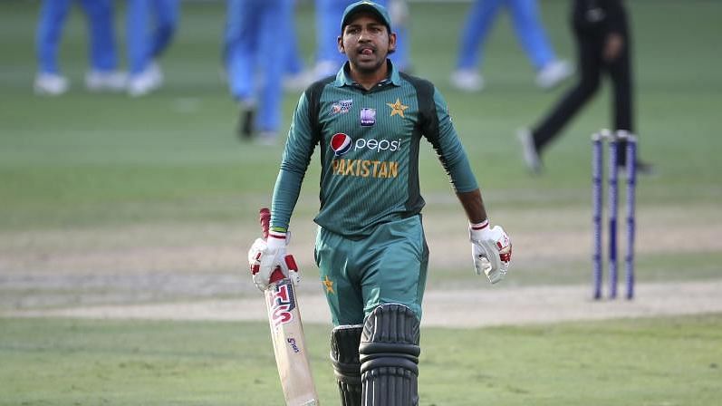 File picture of Pakistan captain Sarfraz Ahmed from the Asia Cup 2018.
