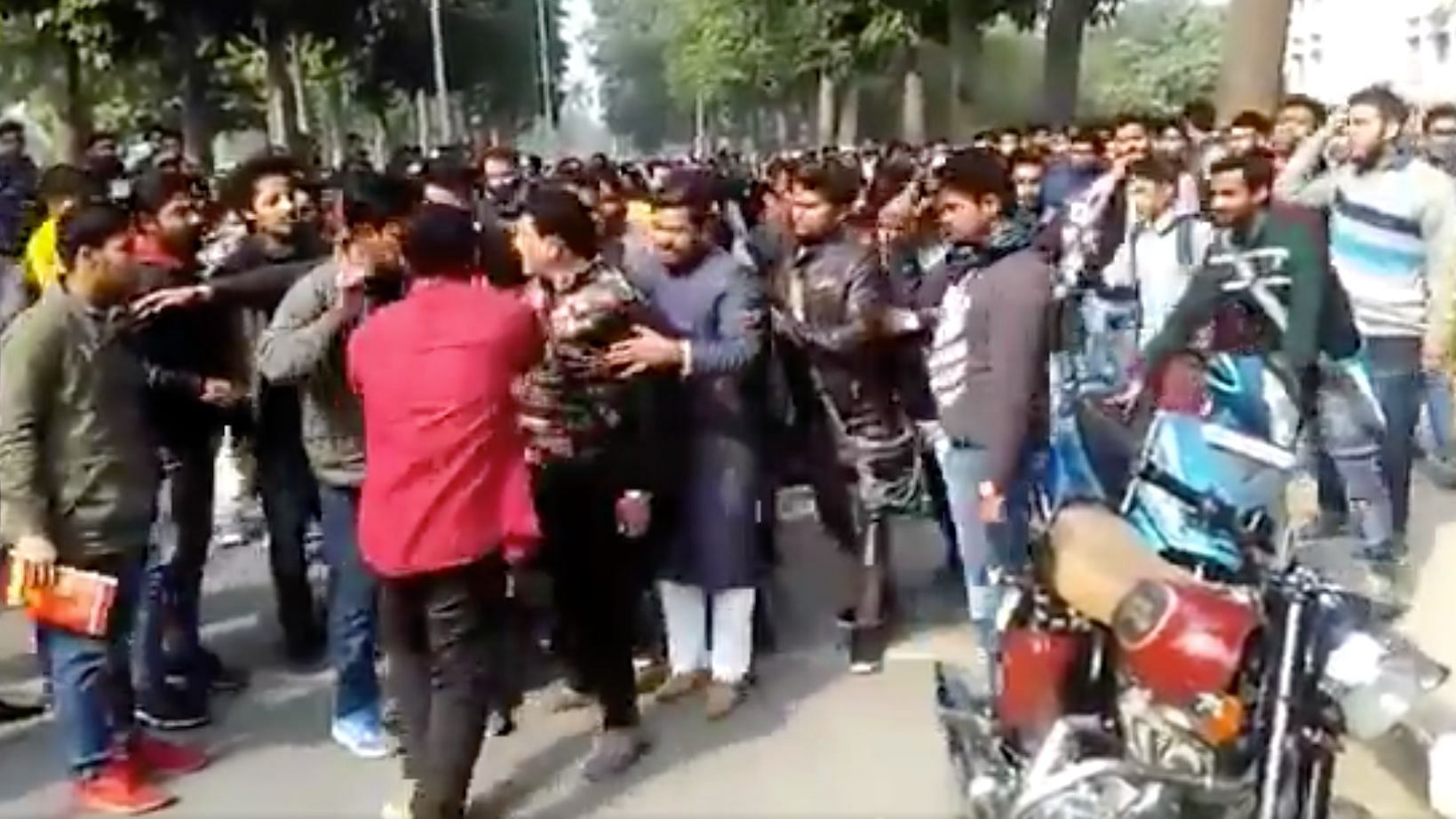 14 students were booked under sedition for allegedly raising ‘anti-India’ slogans during a scuffle at AMU.