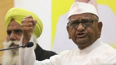 File image of social activist Anna Hazare.