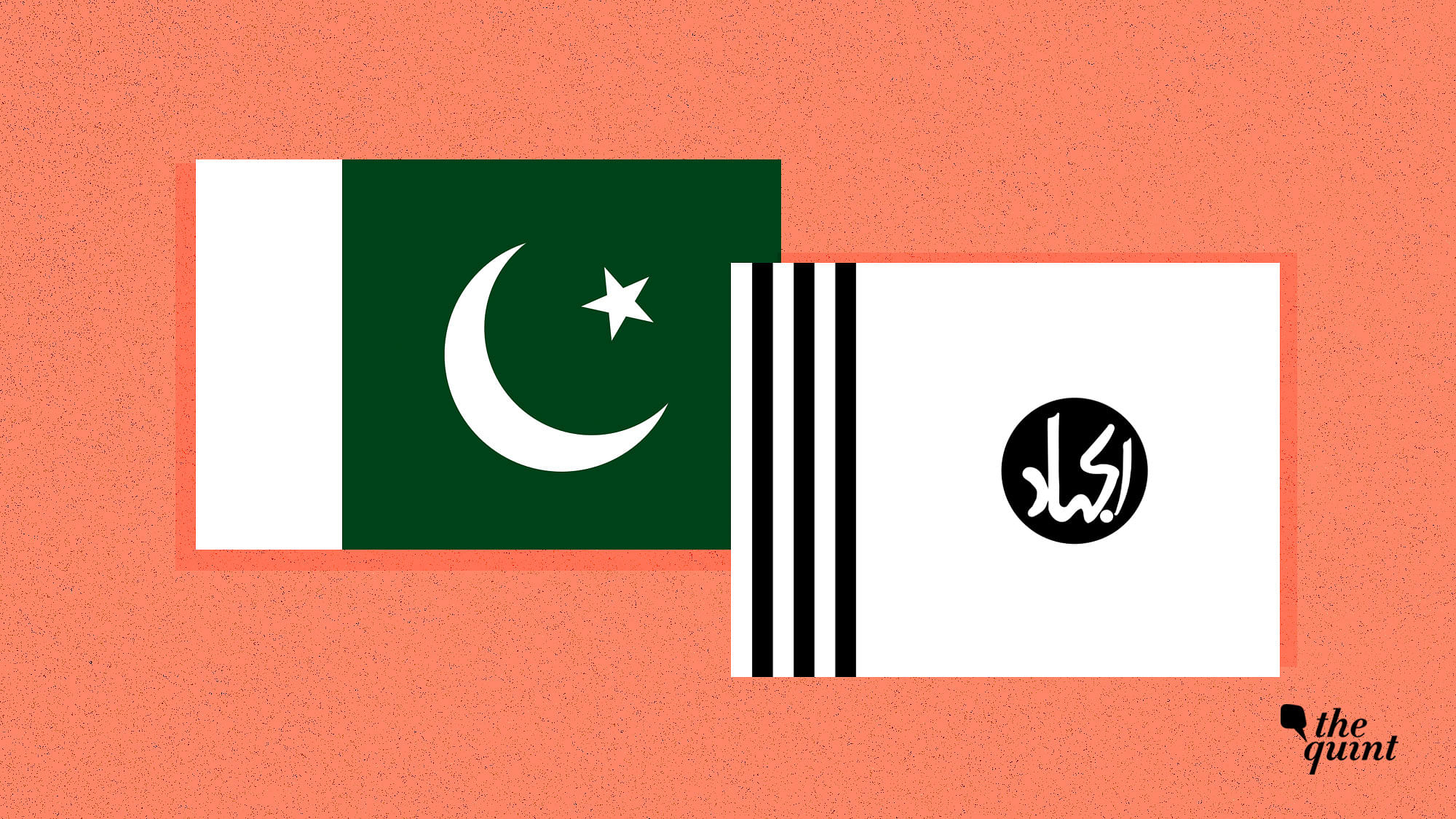 Flags of Pakistan and Jaish-e-Mohammad used for representational purpose only. &nbsp;