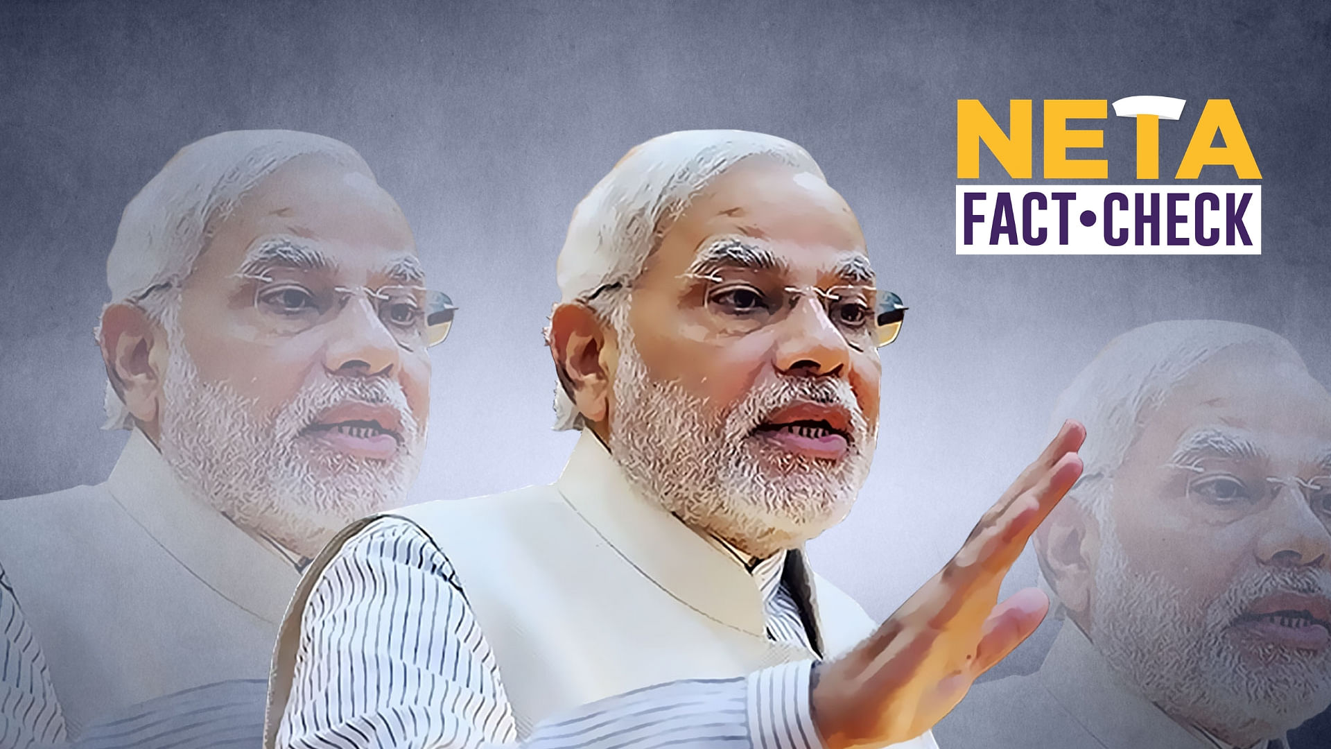 PM Modi made several claims, ranging from gas connections provided under his regime to the number of bank accounts.