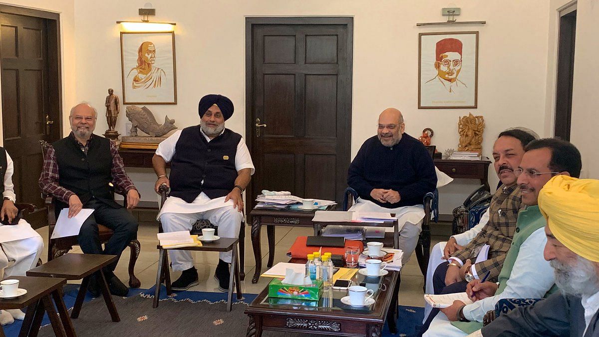 BJP President Amit Shah  made the announcement after a meeting with Shiromani Akali Dal president Sukhbir Singh Badal.
