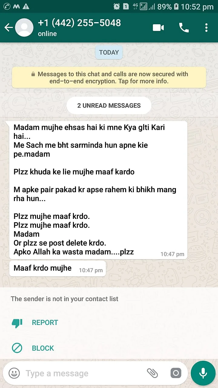 ‘Ready for Sex’: Stalker Posts Photo of Journo & Threatens Her