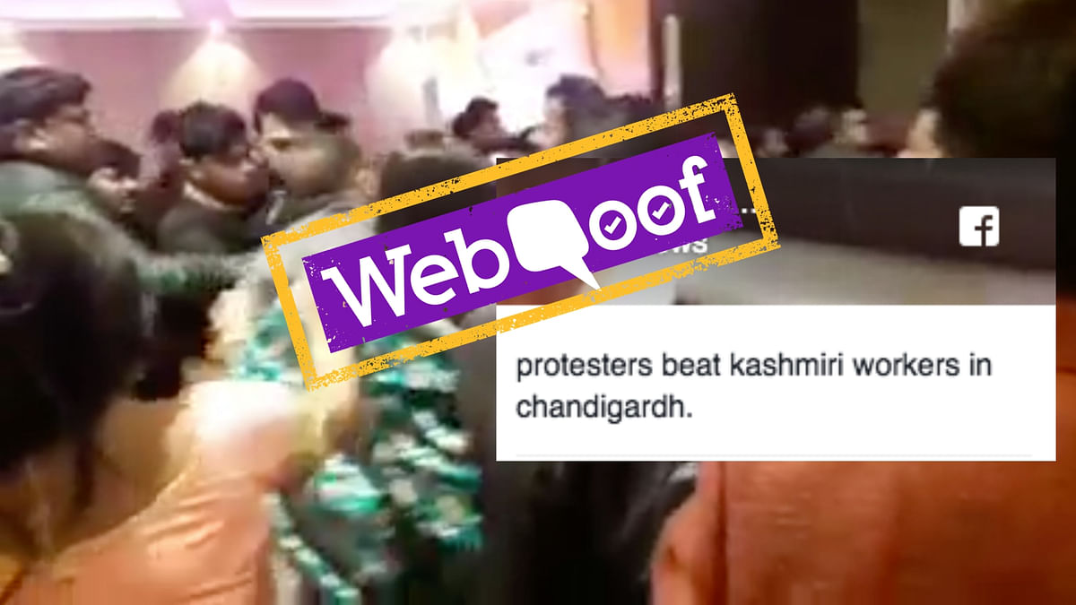 Video Claiming Kashmiris Were Beaten Up in Chandigarh Is Fake!