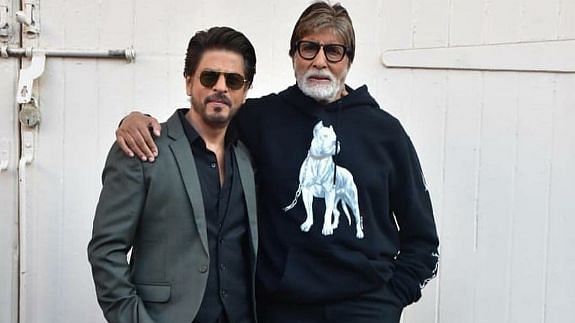 SRK and Amitabh Bachchan will be collaborating on <i>Badla</i>.
