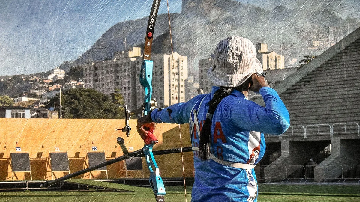 Before the five-month suspension was conditionally lifted by World Archery in January, Indian athletes participated under a neutral flag.