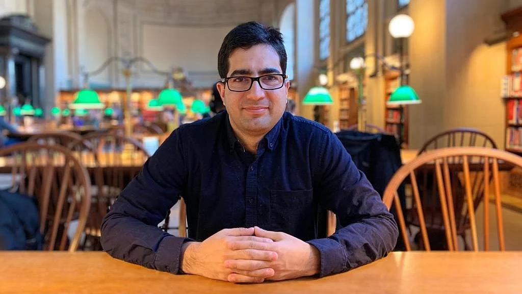 Former IAS topper from Kashmir, Shah Faesal.