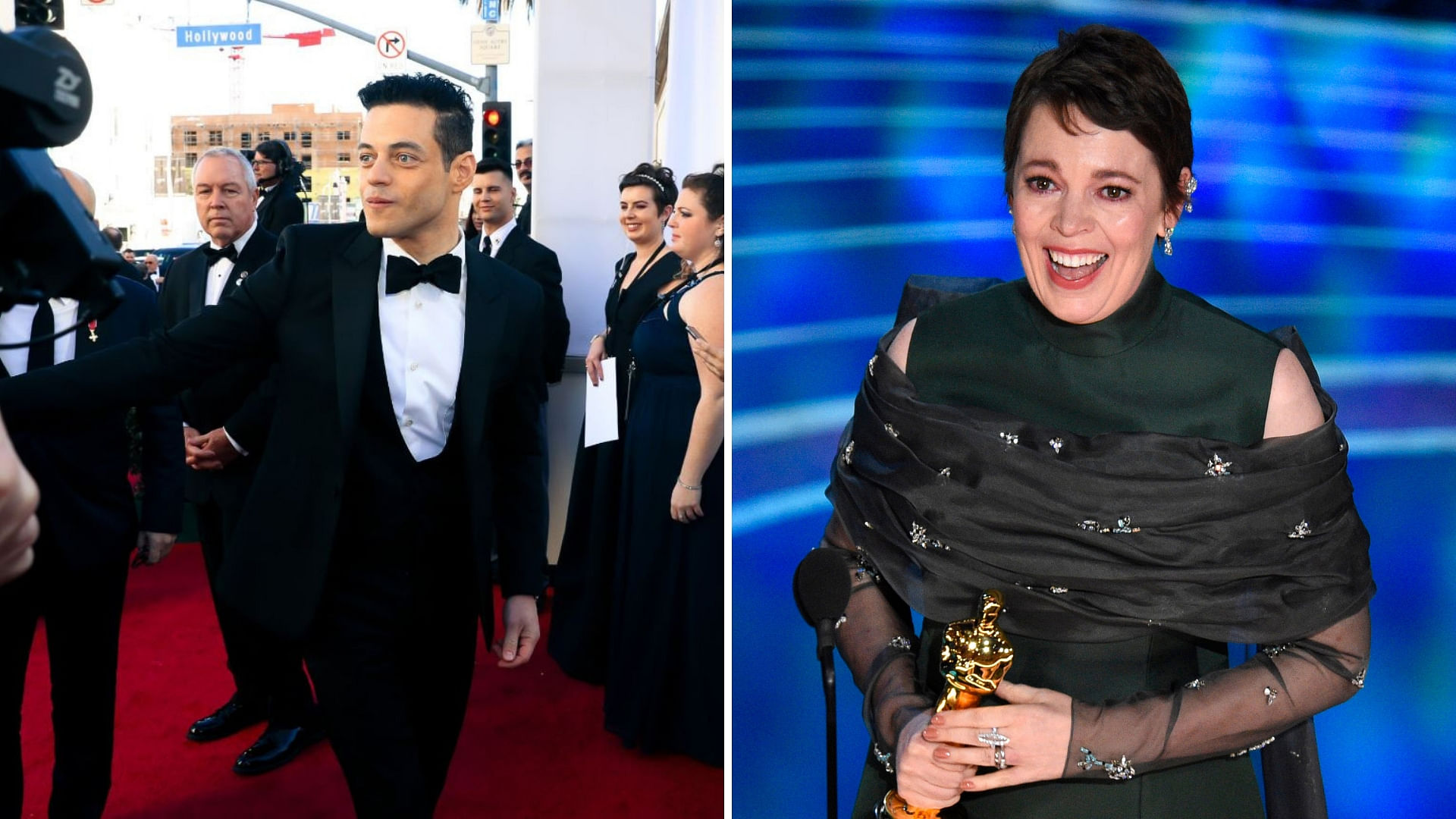 Rami Malek and Olivia Colman win big at Oscars.&nbsp;